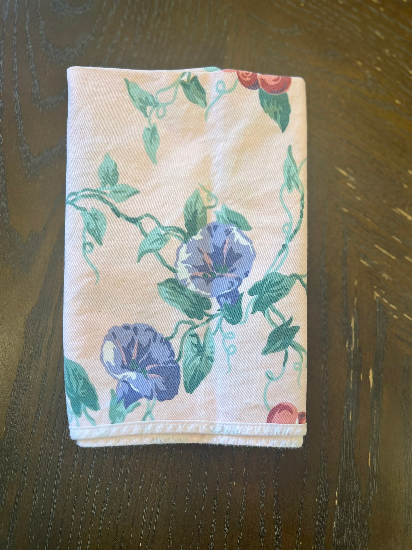 KB Vintage Fruit & Floral Cotton Napkins – Set of 4