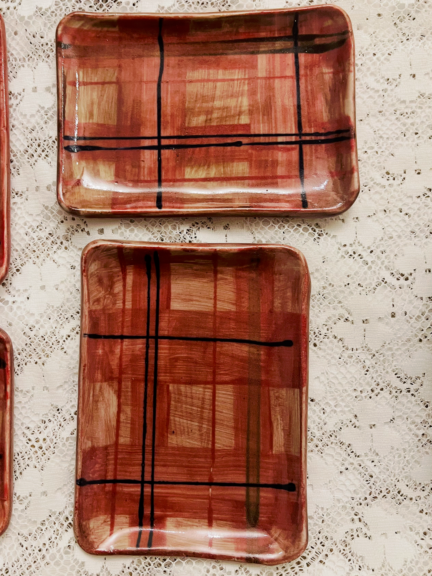 Barry Tartan Hand-Painted Catchall