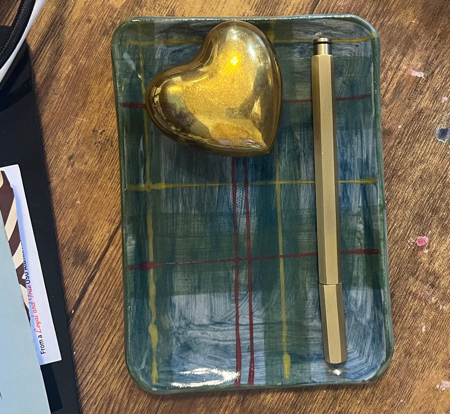 Kensington Tartan Plaid Hand-Painted Ceramic Tray