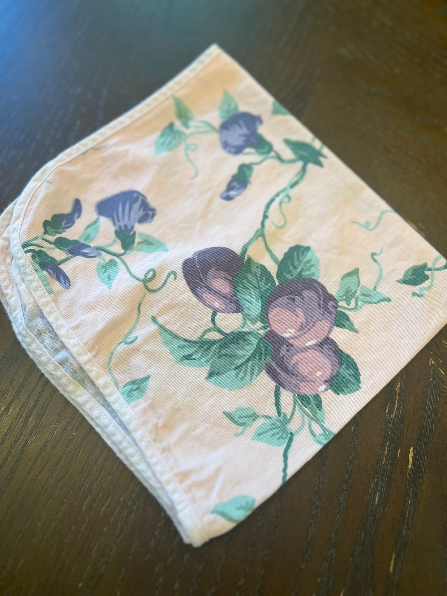 KB Vintage Fruit & Floral Cotton Napkins – Set of 4