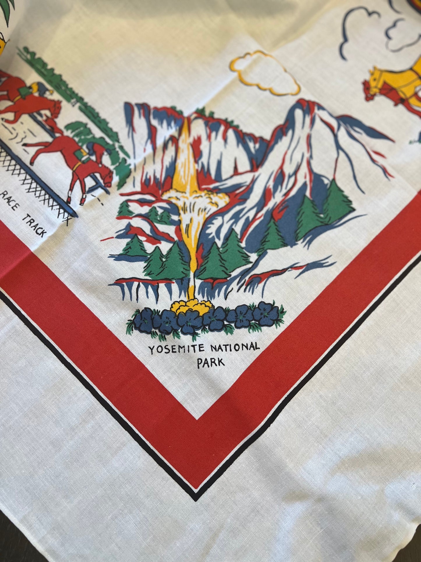 KB Vintage California Map Tablecloth