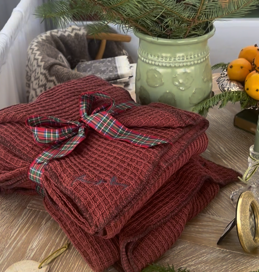 Signature Waffle Knit Throw