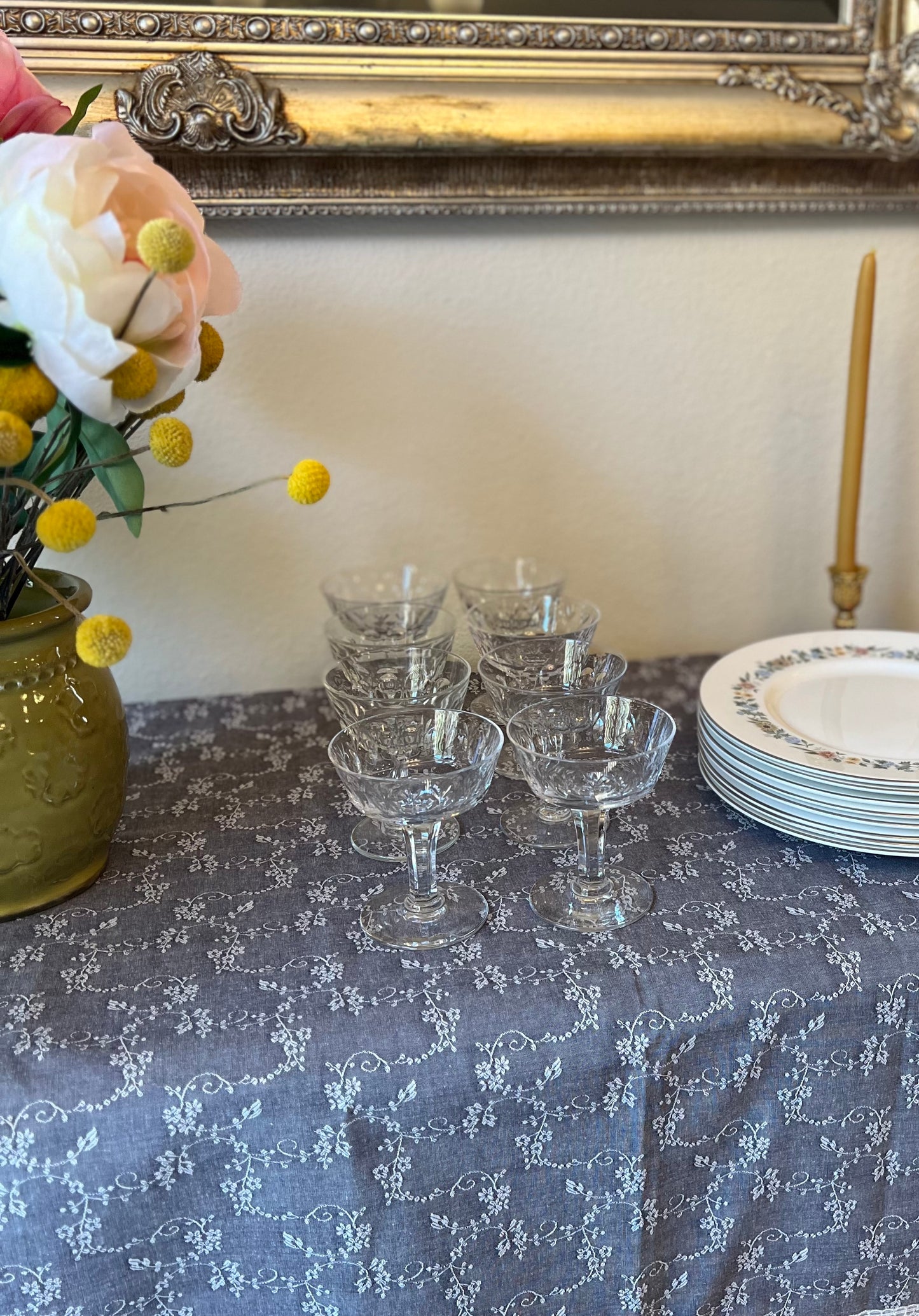 Augusta Lace Tablecloth - Manor